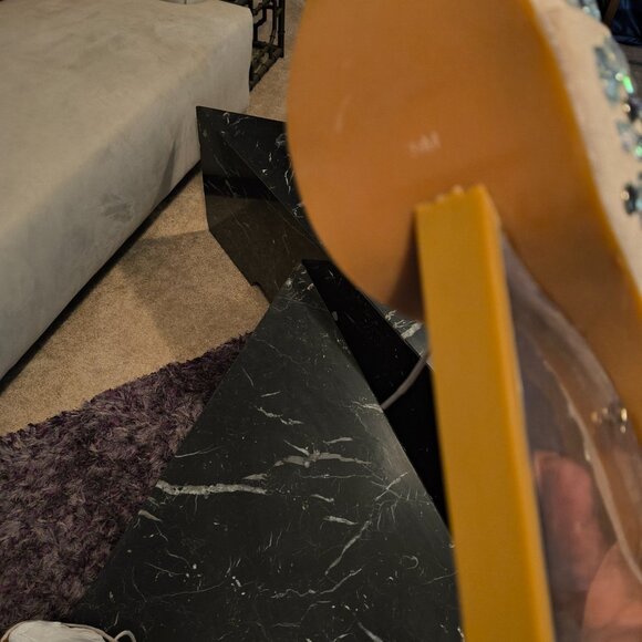 Jeffery Campbell  Wedge clear suede boot - Picture 3 of 4